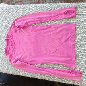 Lululemon Small, Pink Long Sleeve Shirt